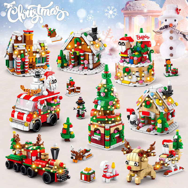Kids Toys Xmas 2025 - 10in1 クリスマス エルク 鹿 サンタクロース トレイン