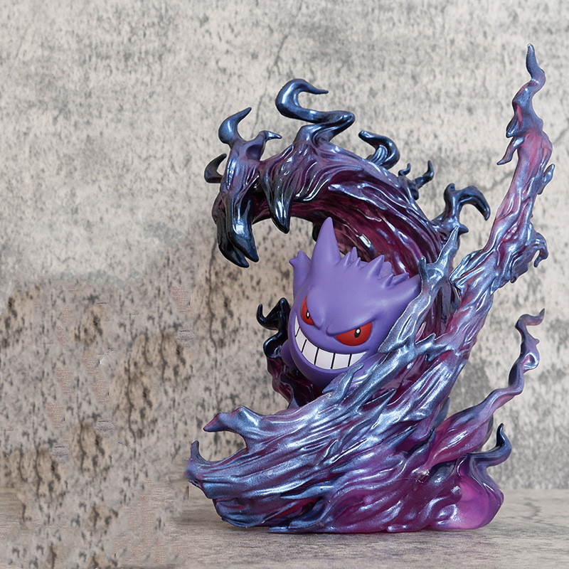 Kids Toys Idea - 19cm アニメポケモン ゲンガー バトルバージョン PVC アクションフィギュアゲームスタチューコレクタブルモデル子供のおもちゃ人形ギフト