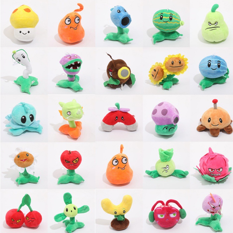 Kids Zombie Toys - 植物 vs ゾンビぬいぐるみ 13-20 センチメートル PVZ