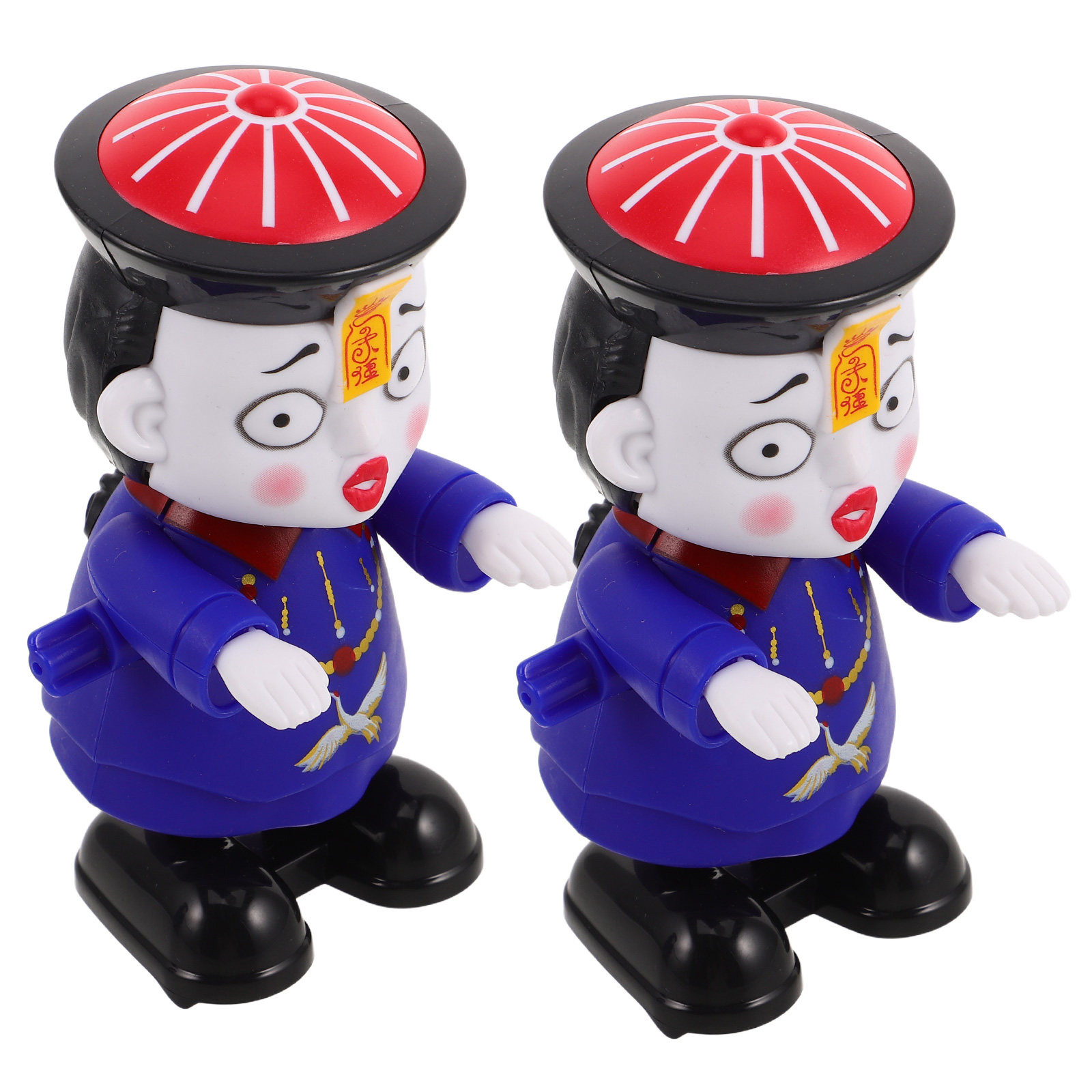 Kids Zombie Toys - 2個入り ジャンピングゾンビ時計仕掛け人形 ハロウィンパーティーの景品 ジャンピングゲーム 楽しい子供向けギフト 子供向けゼンマイ仕掛けおもちゃ