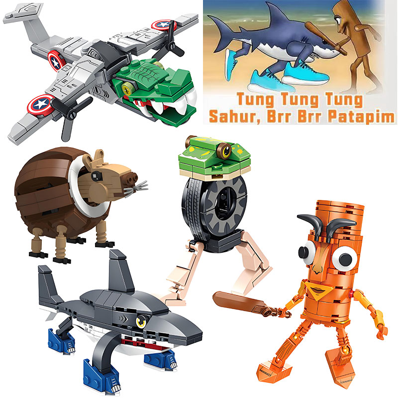 Kids Toys Xmas 2025 - 2025年新作 イタリアンブレインロット アニマルズ タンタンタン サハール 積み木