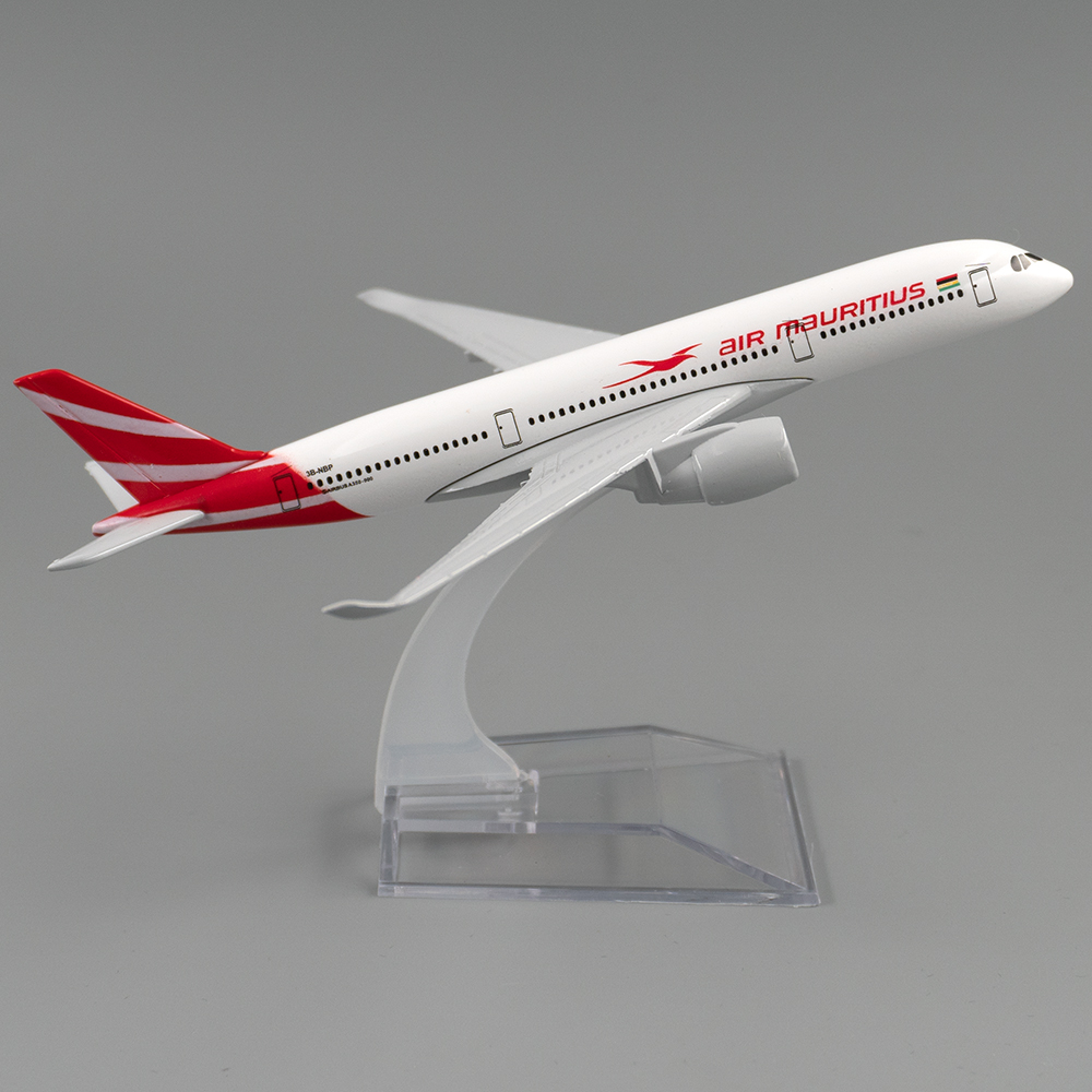Kids Toys Mauritius - 1/400 スケールの航空機エアバス A350 空気モーリシャス 16 センチ合金の飛行機モデルおもちゃ子供子供ギフトコレクション
