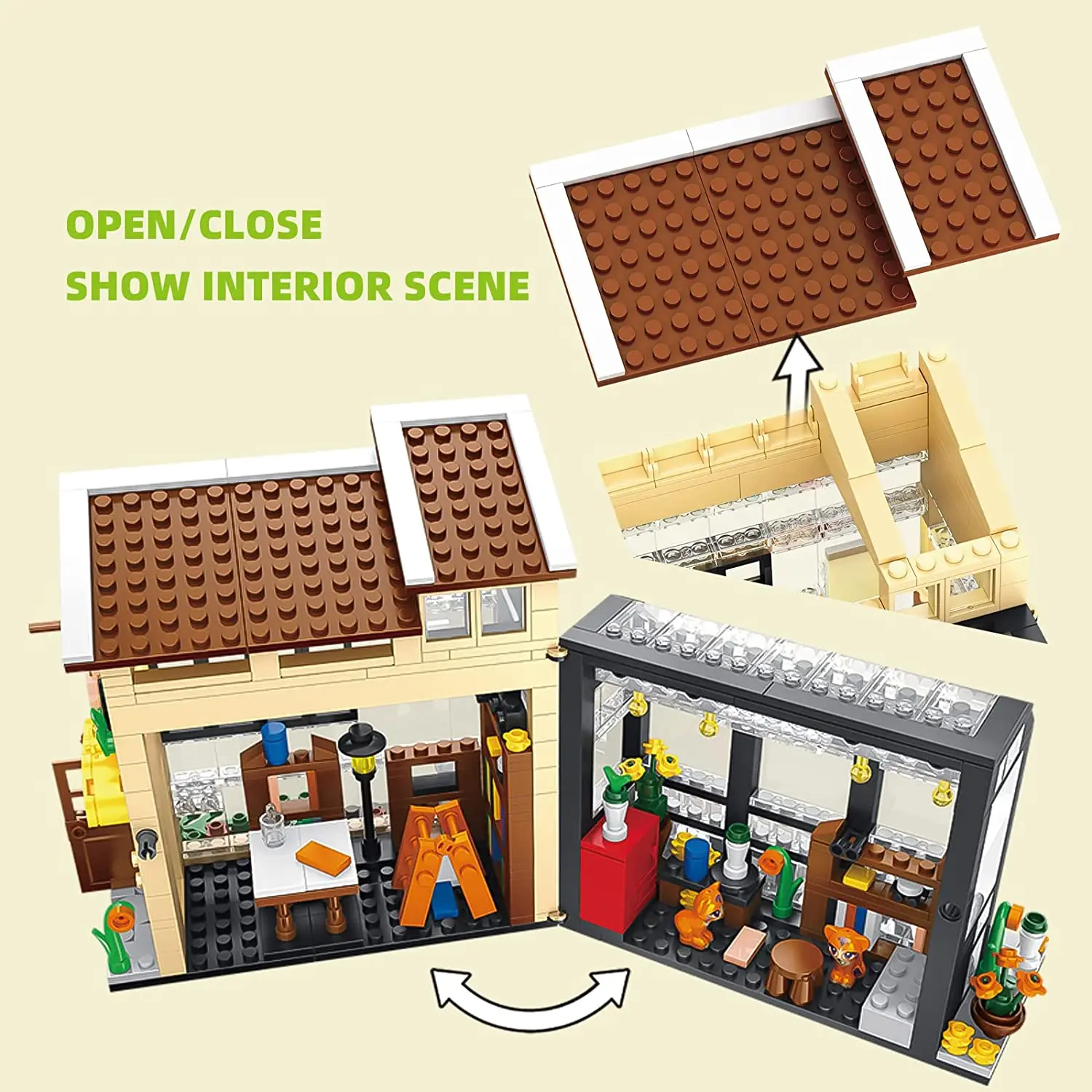 ビルディングブロッククリエイティブフラワーブーケストアハウス - Kids Toys In Store のレビューと価格
