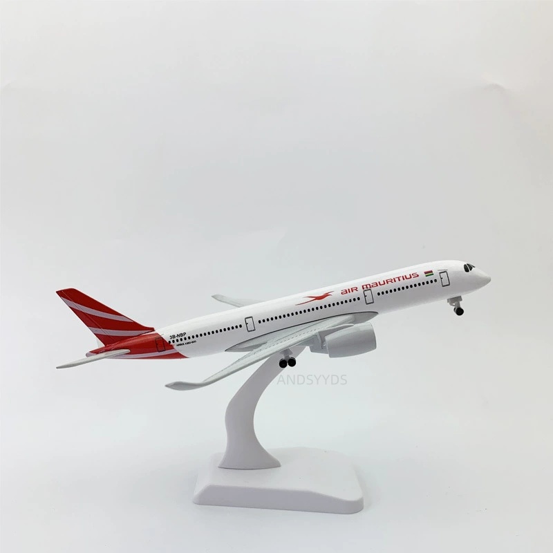 20 センチメートル金属合金飛行機モデルおもちゃ A350  - Kids Toys Mauritius のレビューと価格