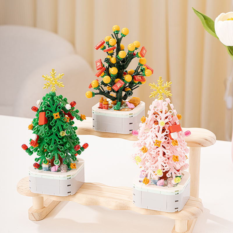 クリエイティブなブロック製クリスマスツリー組み立てキット、主 - Kids Toys Xmas 2025 のレビューと価格