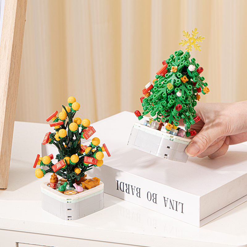 クリエイティブなブロック製クリスマスツリー組み立てキット、主 - Kids Toys Xmas 2025 のレビューと価格