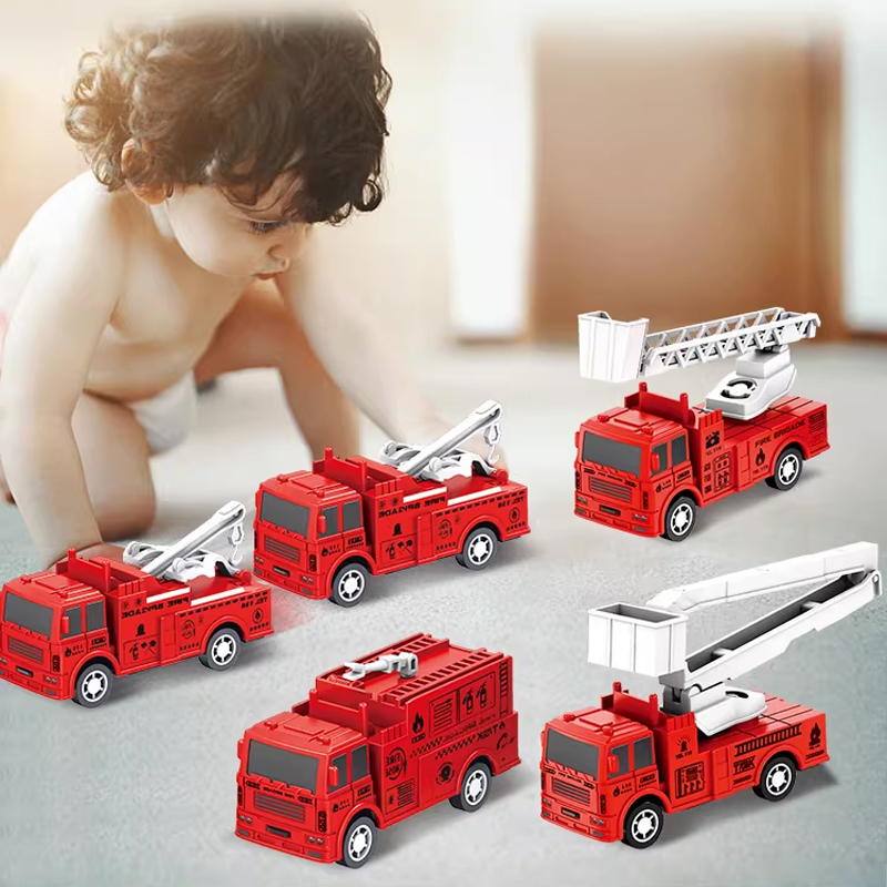 1個入り子供用おもちゃ車、慣性式清掃車モデル、プルバック式工 - Kids Toys Car のレビューと価格