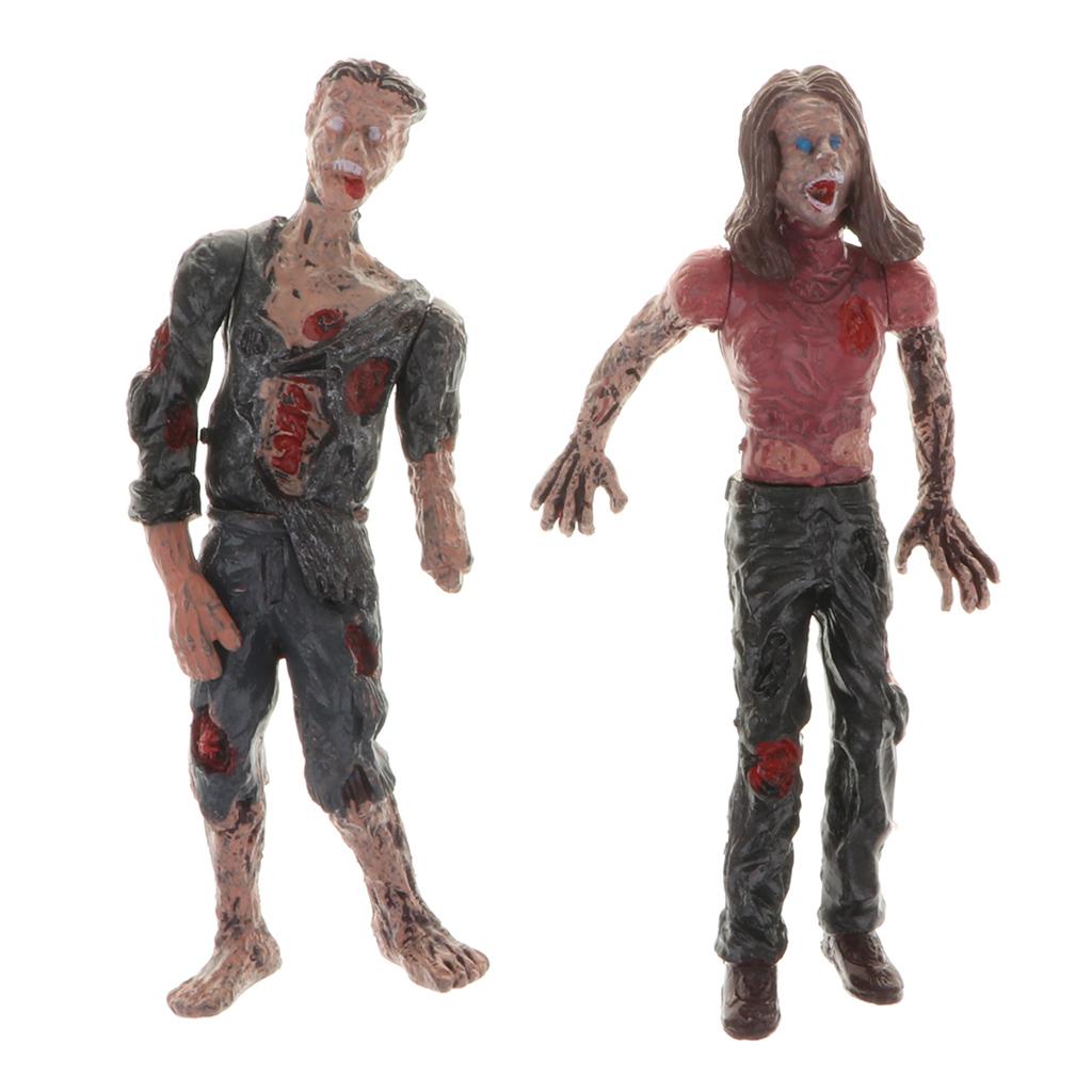ウォーキング・コープスフィギュア 分離可能なプラスチック製ゾ - Kids Zombie Toys のレビューと価格