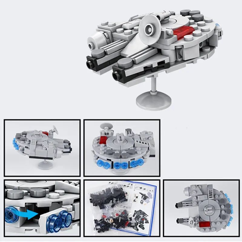 クラシックスターファイター飛行機宇宙船ビルディングブロックセ - Kids Toys Idea のレビューと価格