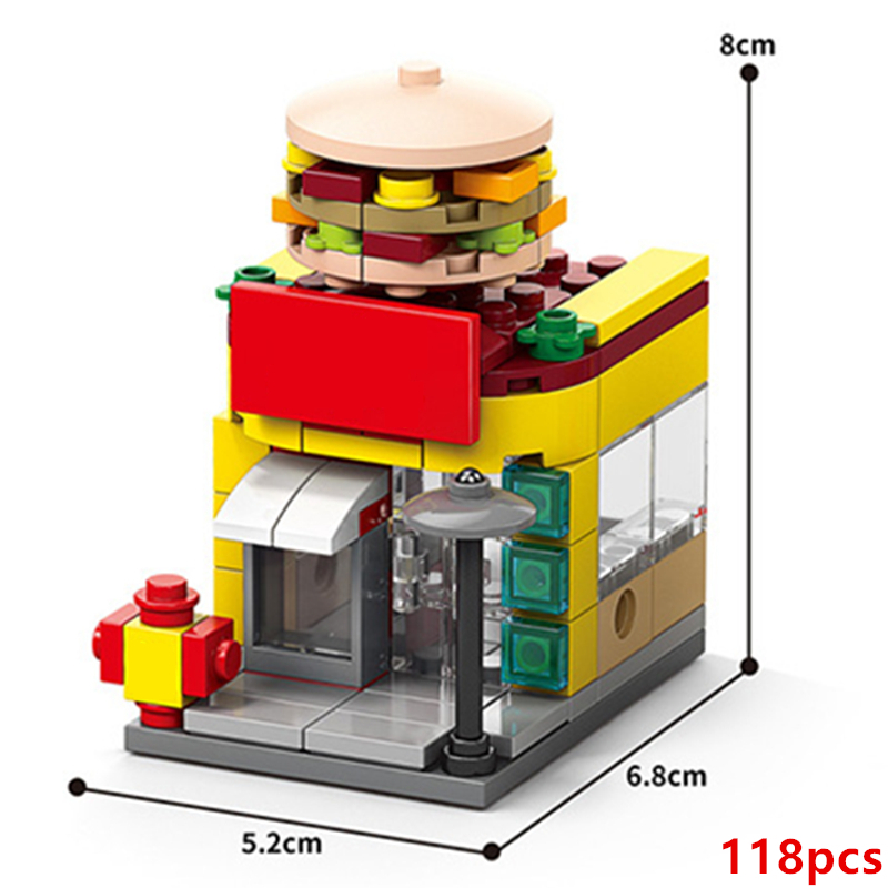 新しい DIY レストランコーヒーミルクティーストアストリー - Kids Toys In Store のレビューと価格