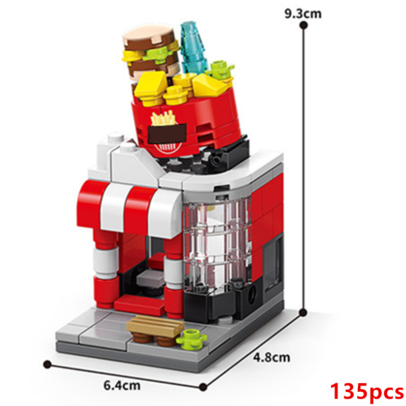 新しい DIY レストランコーヒーミルクティーストアストリー - Kids Toys In Store のレビューと価格