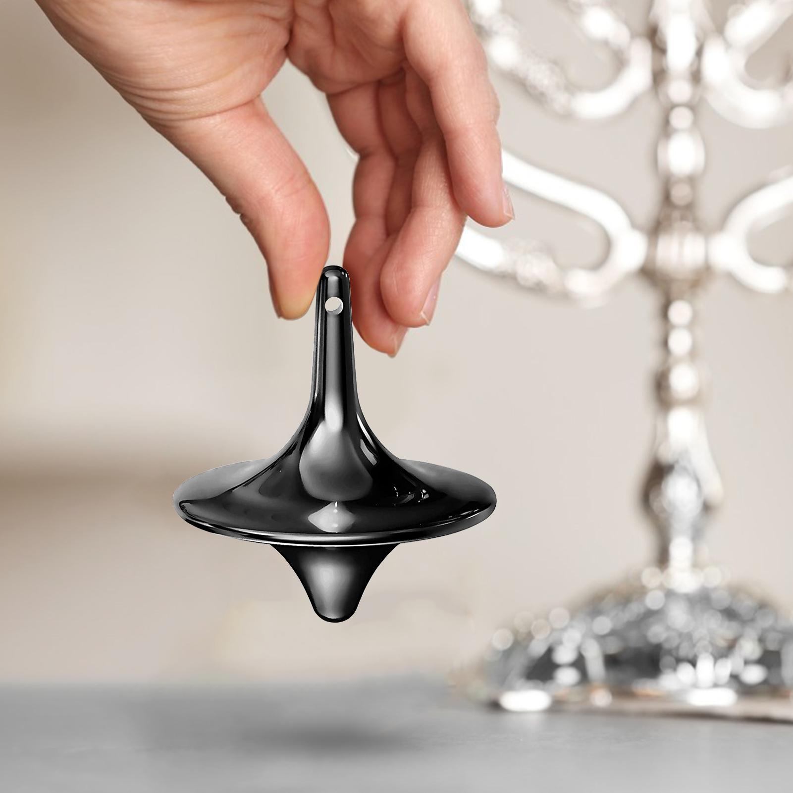 金属製ジャイロホットムービートーテムハンドスピニングトップ指 - Spin Top Gyro Toy のレビューと価格