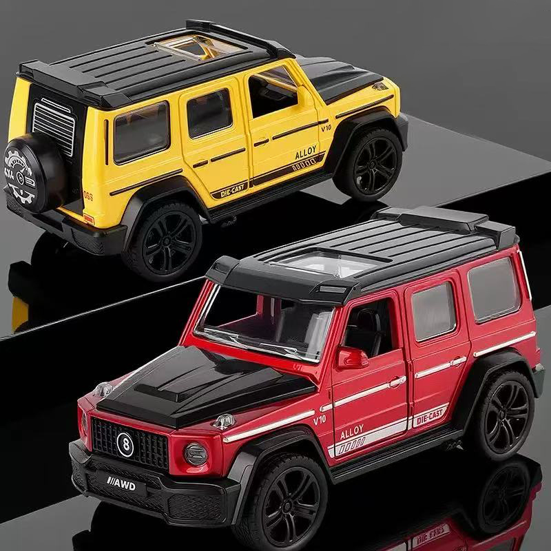 1:28スケールの鋳造合金製おもちゃの車、ドアが開く、プルバ - Kids Toys Car のレビューと価格