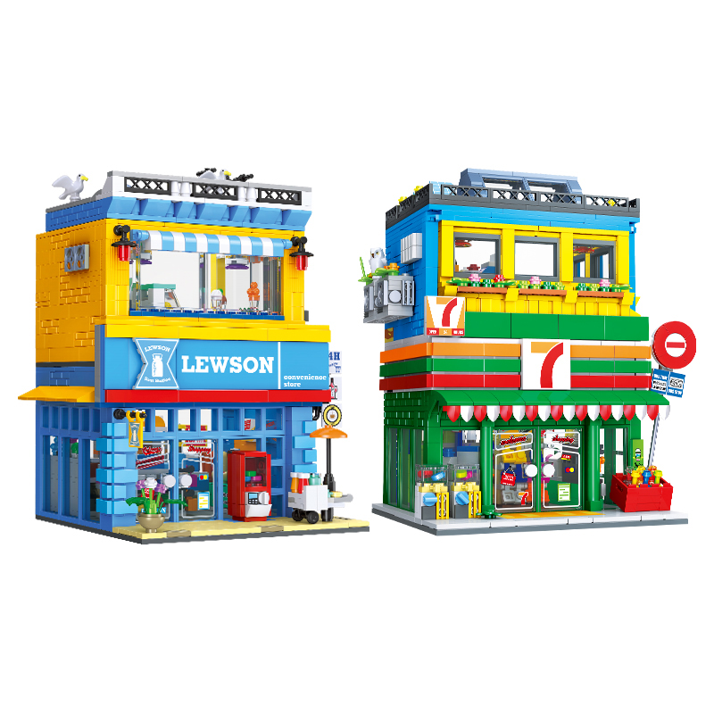 1263+ピース ストリートシーン コンビニエンスストア M - Kids Toys In Store のレビューと価格