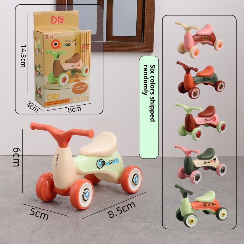 1 個シミュレーションミニかわいい子供用バランスカー四輪ベビ - Kids Toys Car のレビューと価格