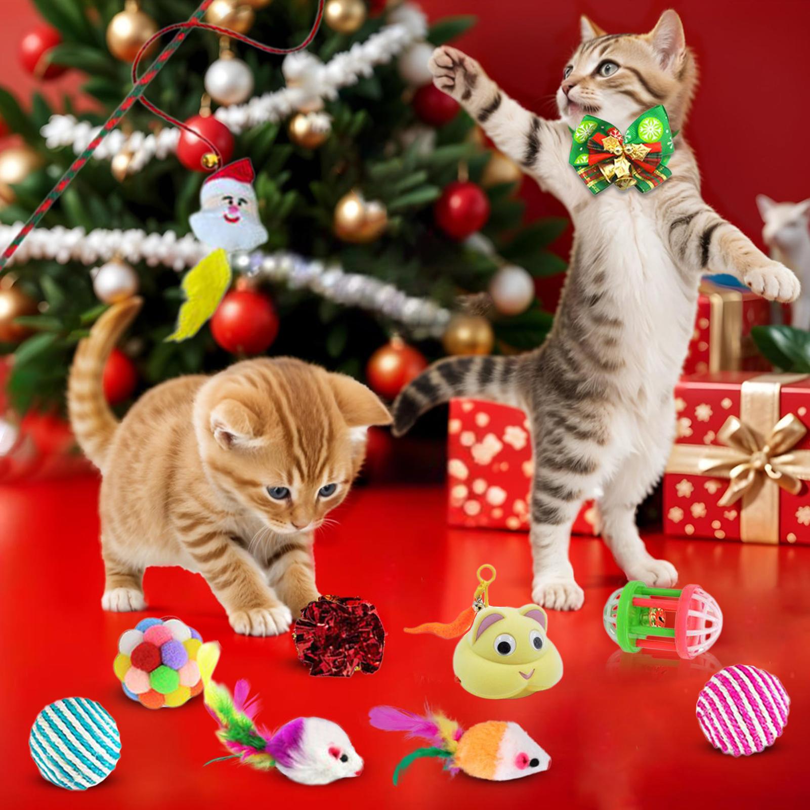 ペット猫のおもちゃカレンダー 2025 24日間 猫のおもち - Kids Toys Xmas 2025 のレビューと価格