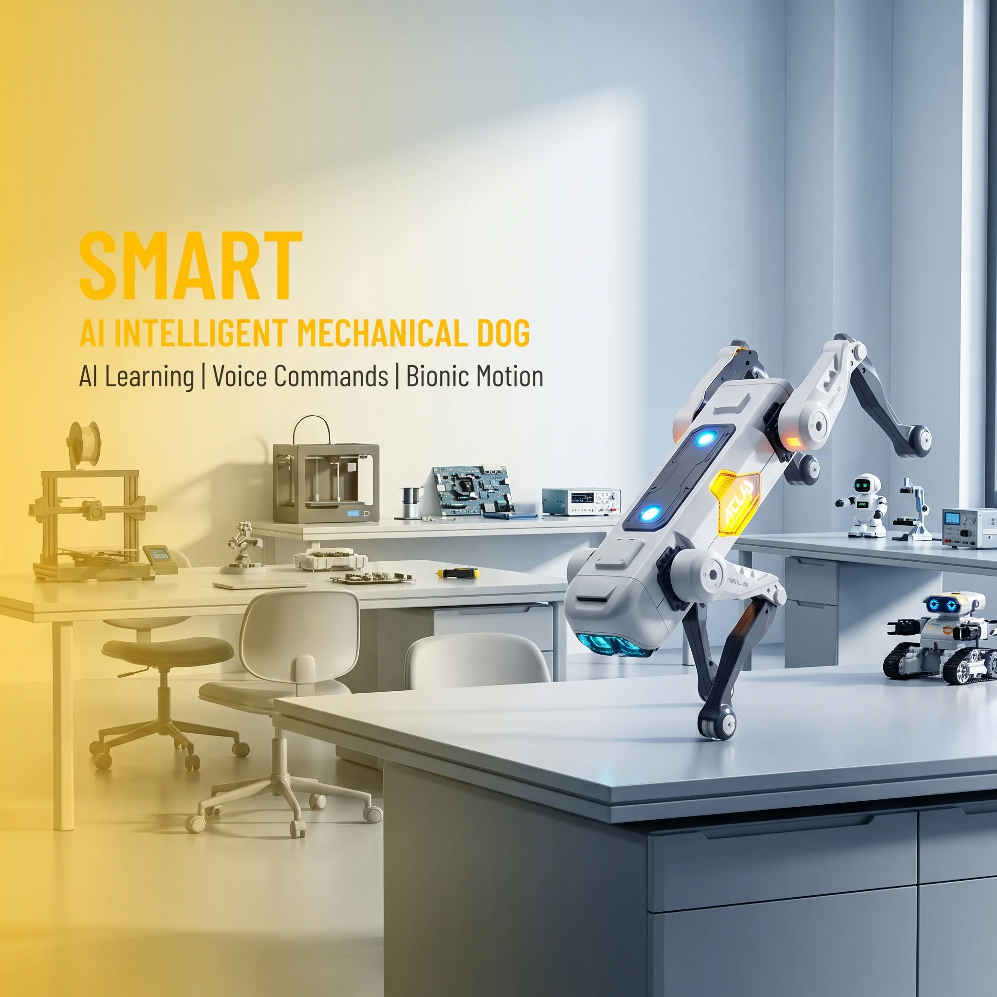 AIスマートロボット犬、音声＆アプリ制御、プログラミング、ダ - Kids Toys Idea のレビューと価格