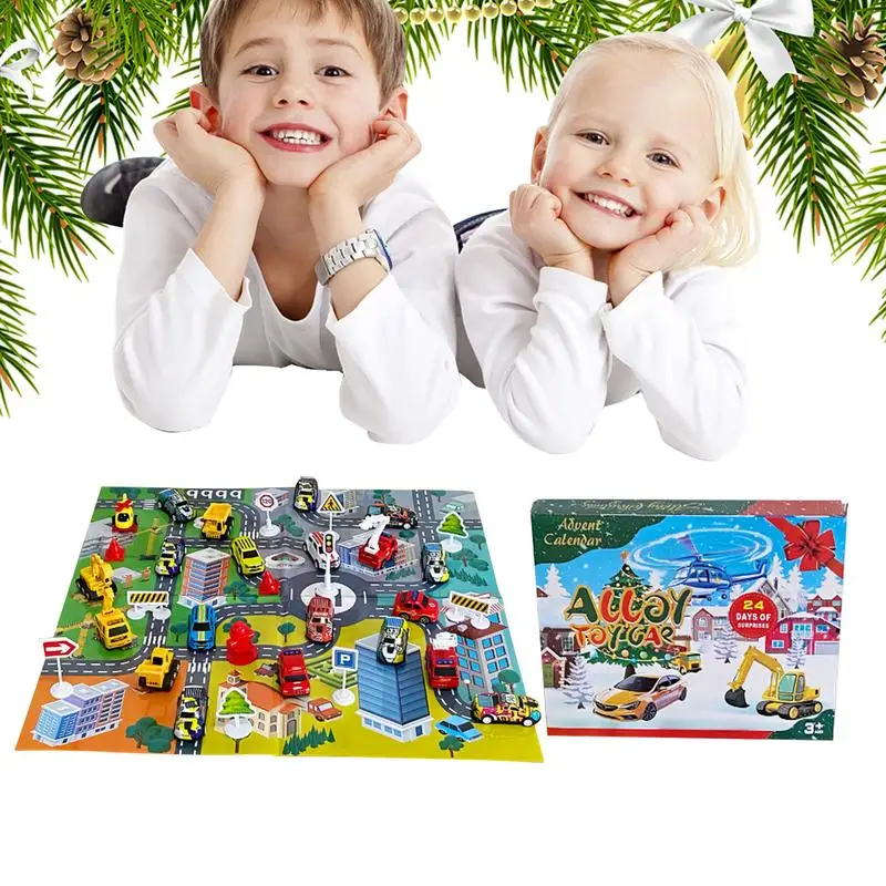 24個入り 車のおもちゃセット クリスマスアドベントカレンダ - Kids Toys Xmas 2025 のレビューと価格